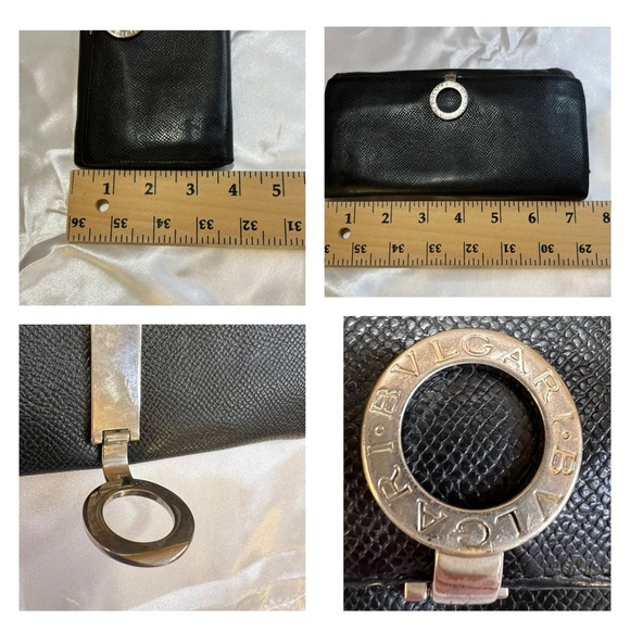 Bvlgari Black Saffiano Leather Wallet - Picture 16 of 16